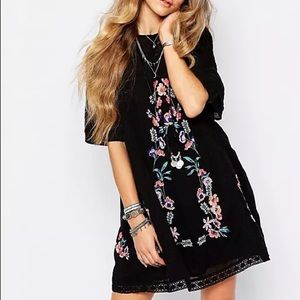 Free People Perfectly Victorian Dress in Black, XS